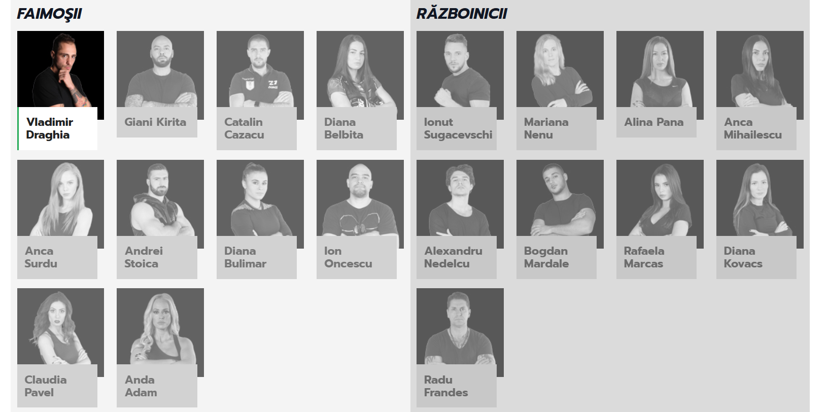 Exatlon România - Sezonul 1, Kanal D